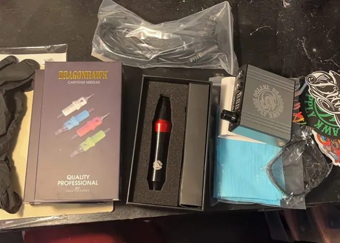 Dragonhawk-S4-Wireless-Tattoo-Kit-unboxing