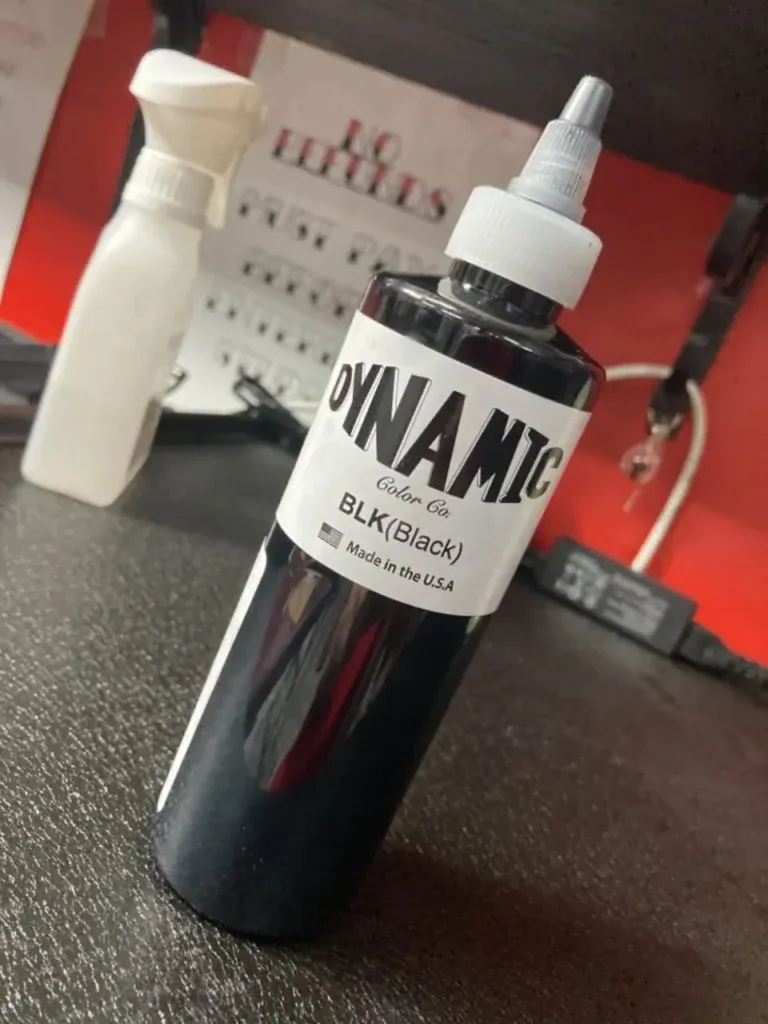 Consistent And Smooth To Use On Tattoo of Dynamic Ink